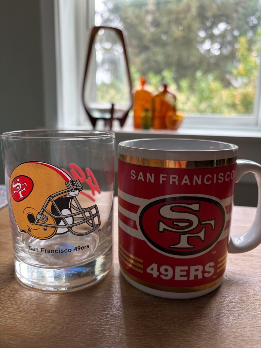San Francisco 49ers Mug and Glass